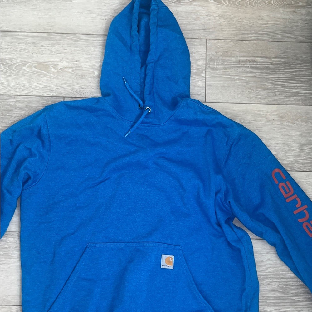 Carhartt Men's Bright Blue Hoodie